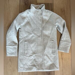 J. Crew factory Light Gray wool blend coat